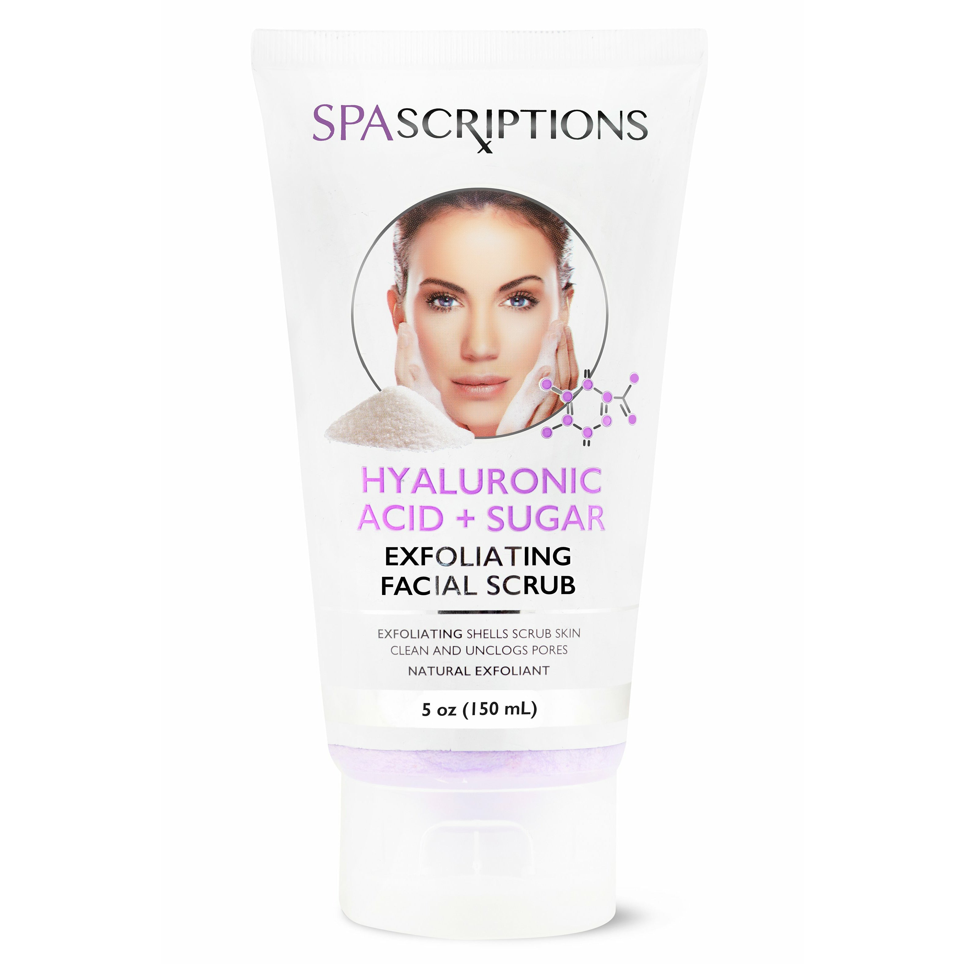 Hyaluronic Acid + Sugar Exfoliating Facial Scrub