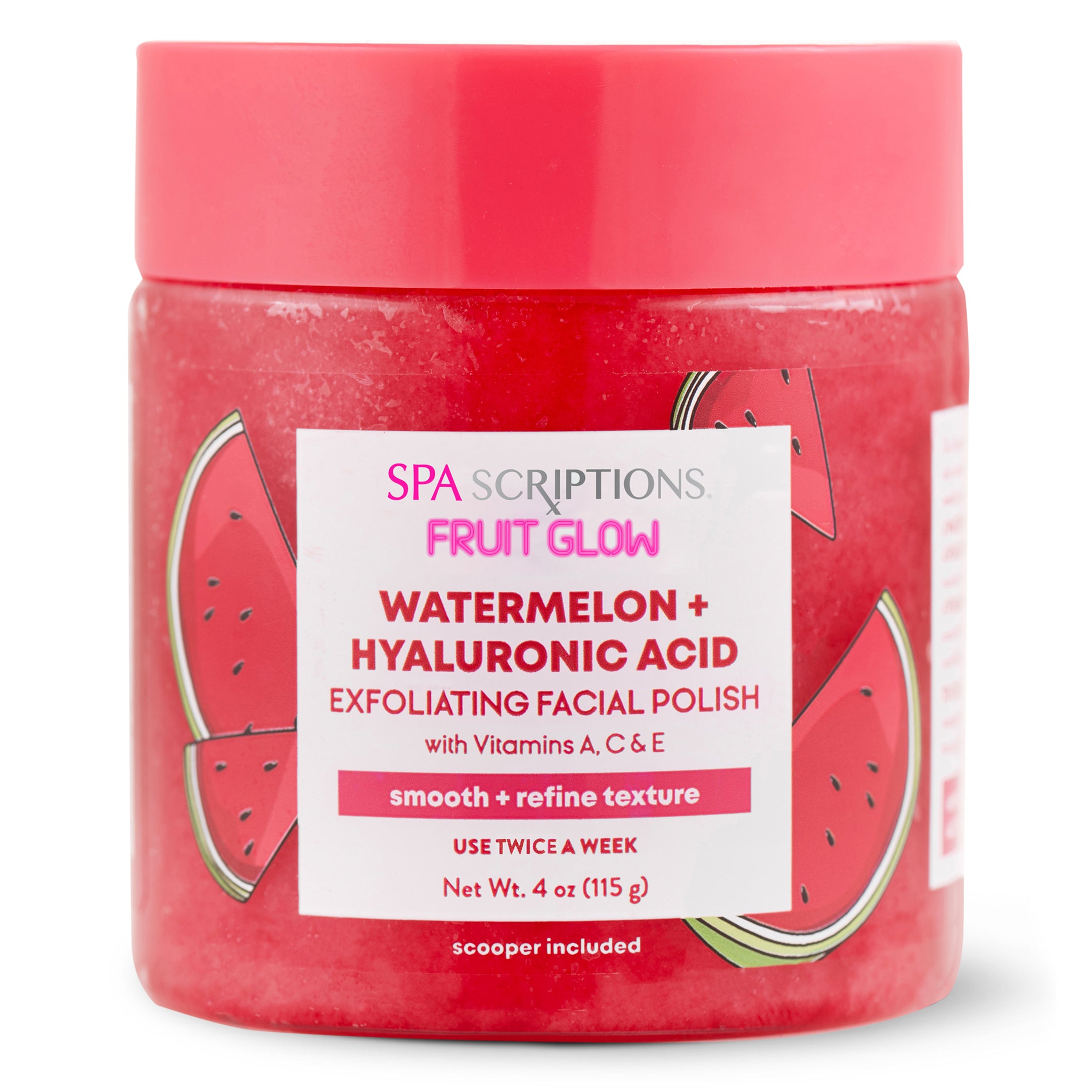 Fruit Glow Watermelon + Hyaluronic Acid Exfoliating Facial Polish