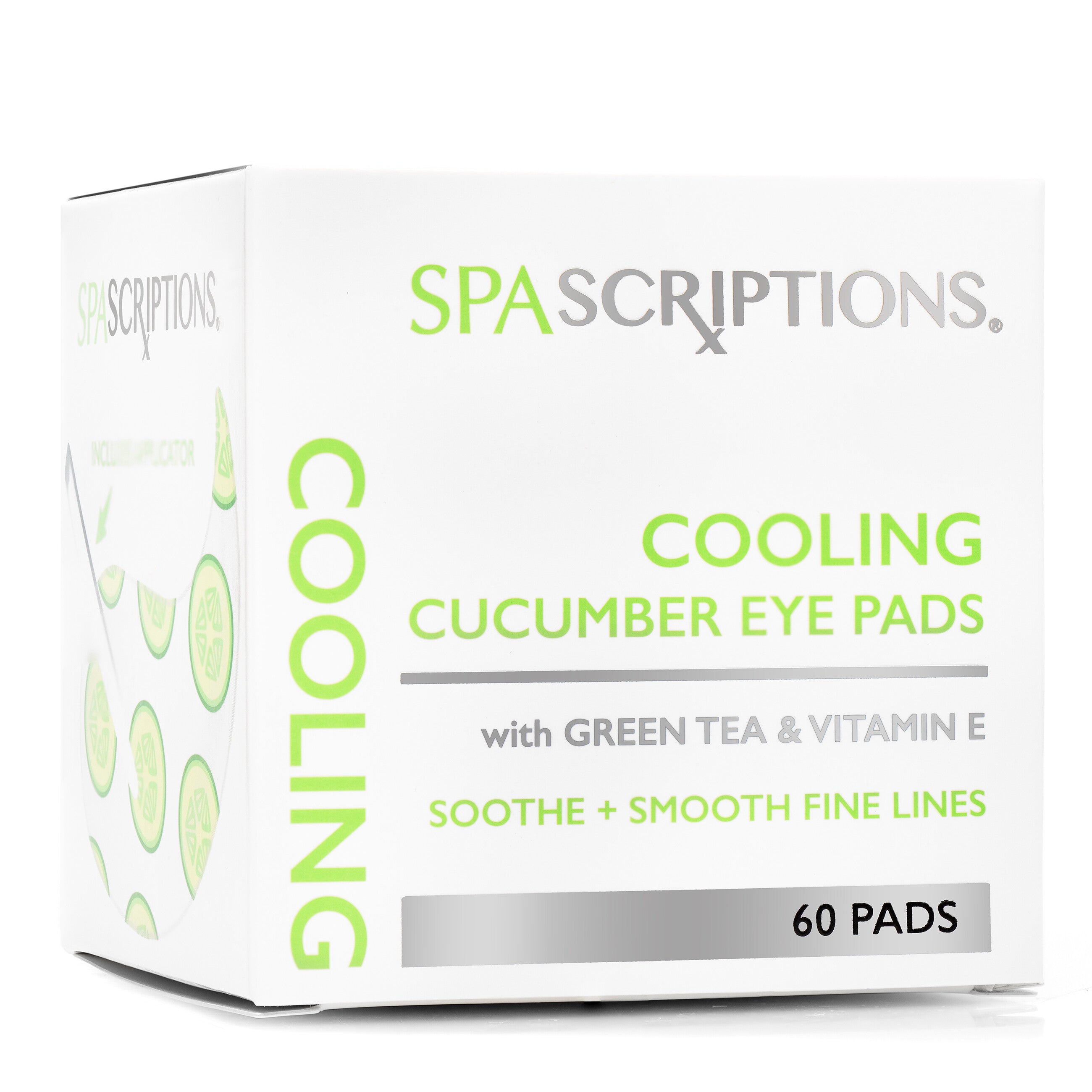Cooling Cucumber Eye Pads Green Tea + Vitamin E - 60ct
