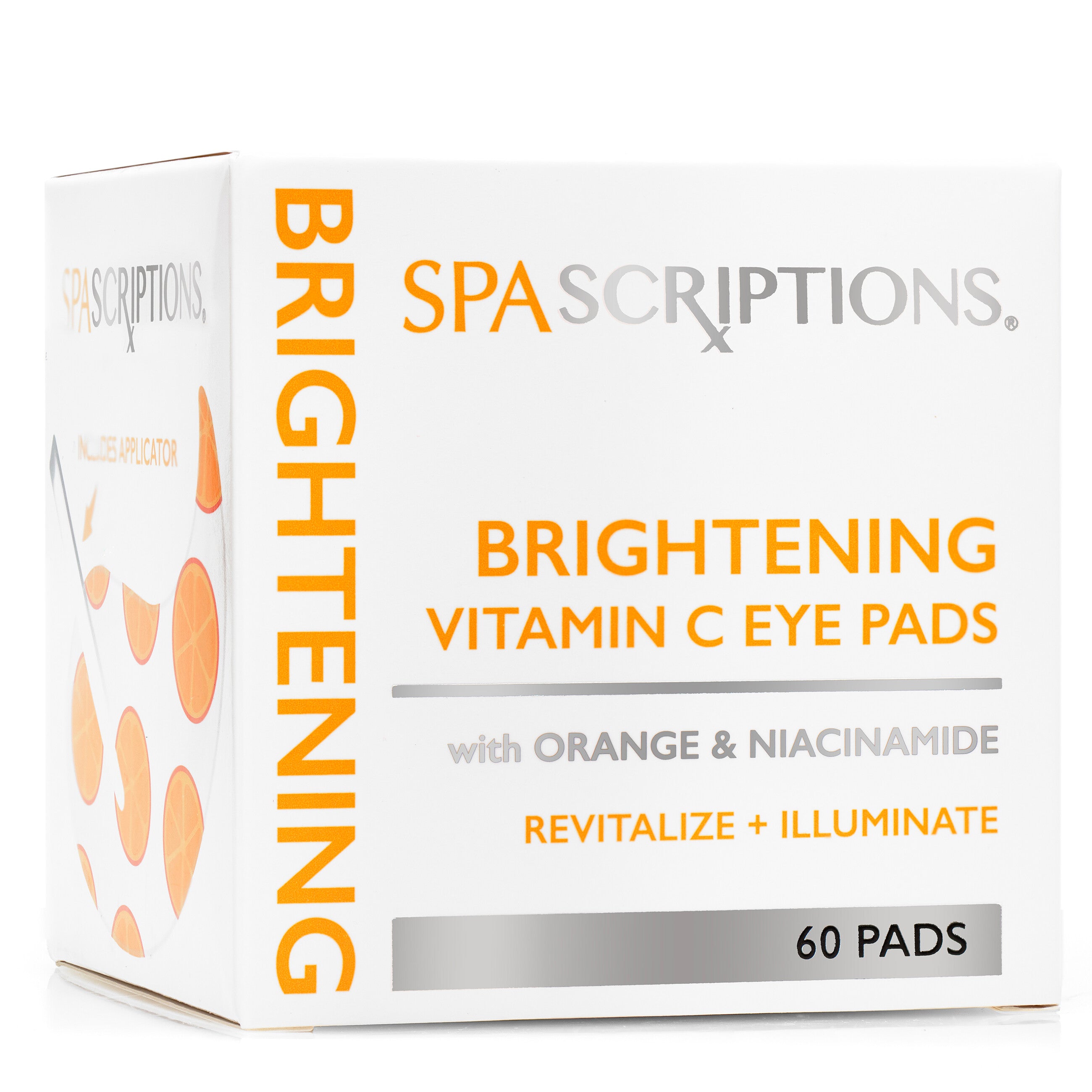 Brightening Vitamin C Eye Pads Orange + Niacinamide - 60ct