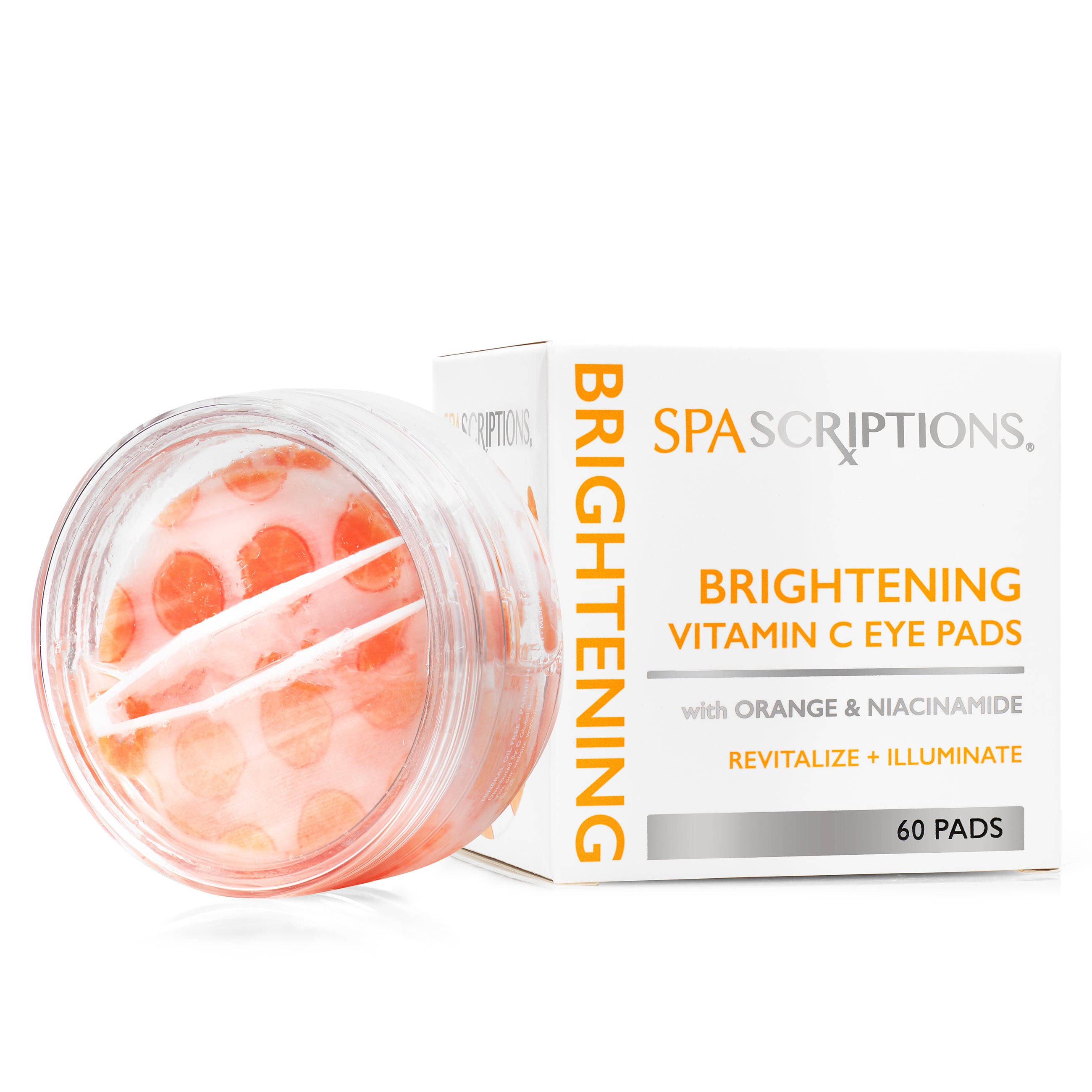 Brightening Vitamin C Eye Pads Orange + Niacinamide - 60ct