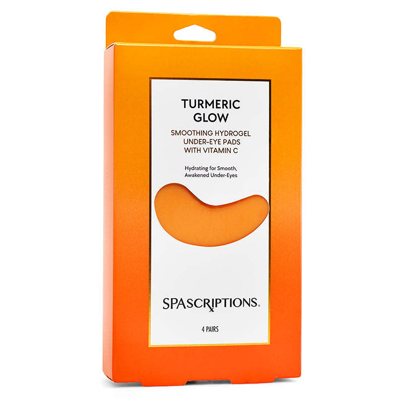 Spascriptions Turmeric Glow Smoothing Hydrogel Under-Eye Pads with Vitamin C