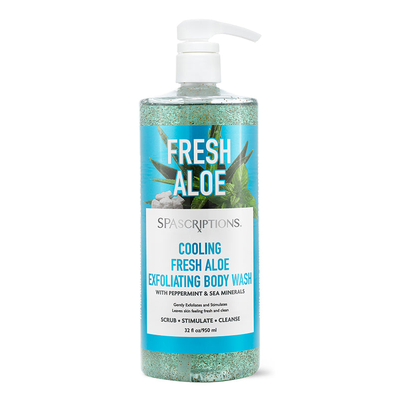 Cooling Fresh Aloe Exfoliating Body Wash