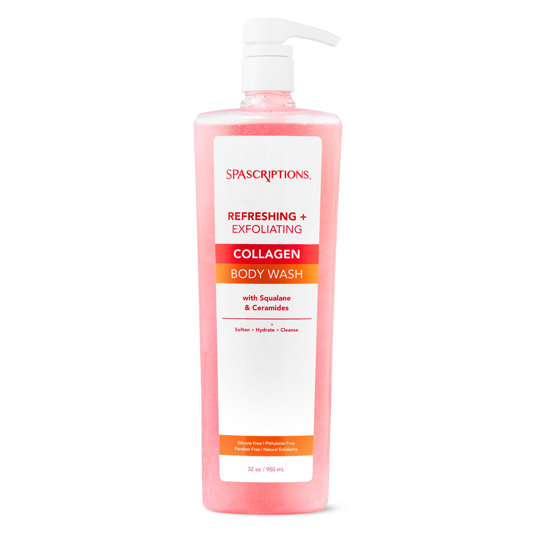 Refreshing  + Exfoliating Collagen Body Wash with Squalane & Ceramides