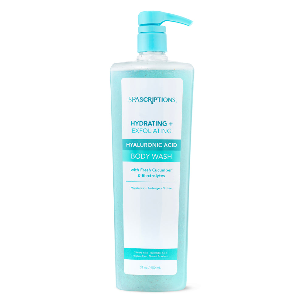 Hydrating + Exfoliating Hyaluronic Acid Body Wash with Fresh Cucumber Spascriptions