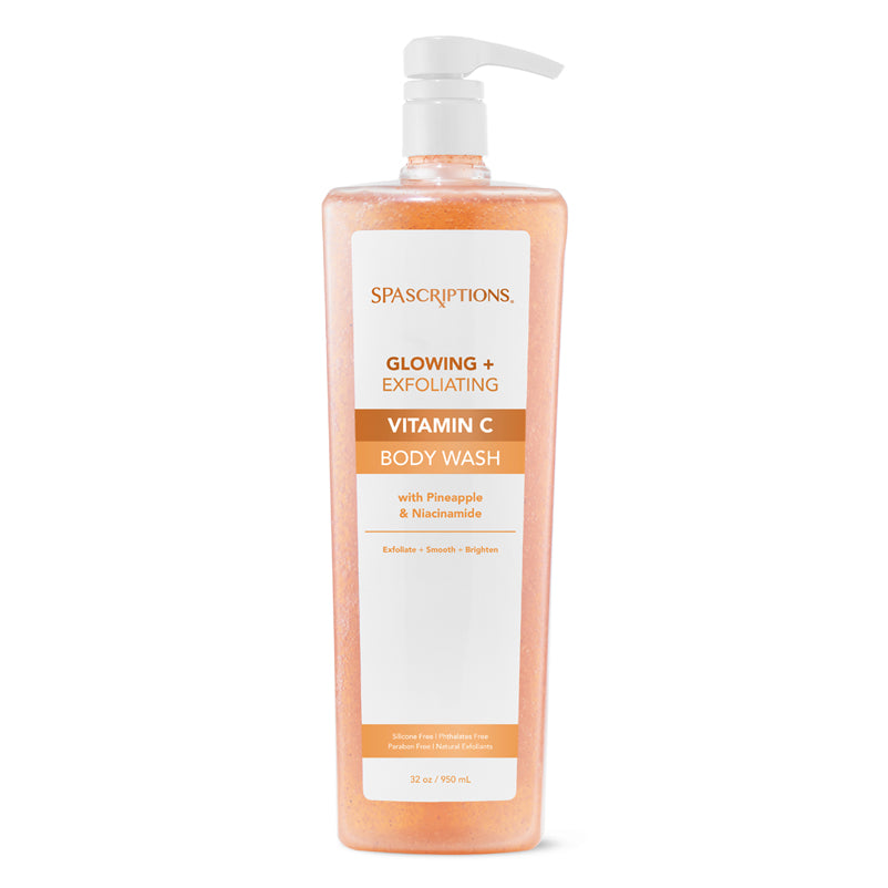 GLOWING + EXFOLIATING VITAMIN C BODY WASH with Pineapple & Niacinamide