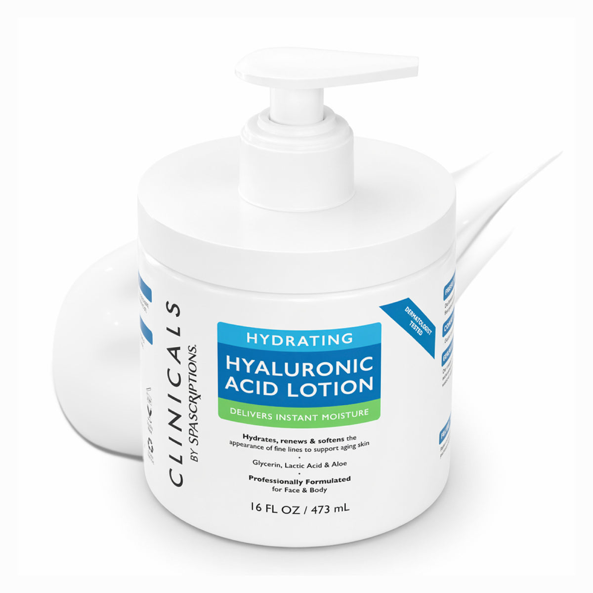CLINICALS Hydrating Hyaluronic Acid Face & Body Lotion