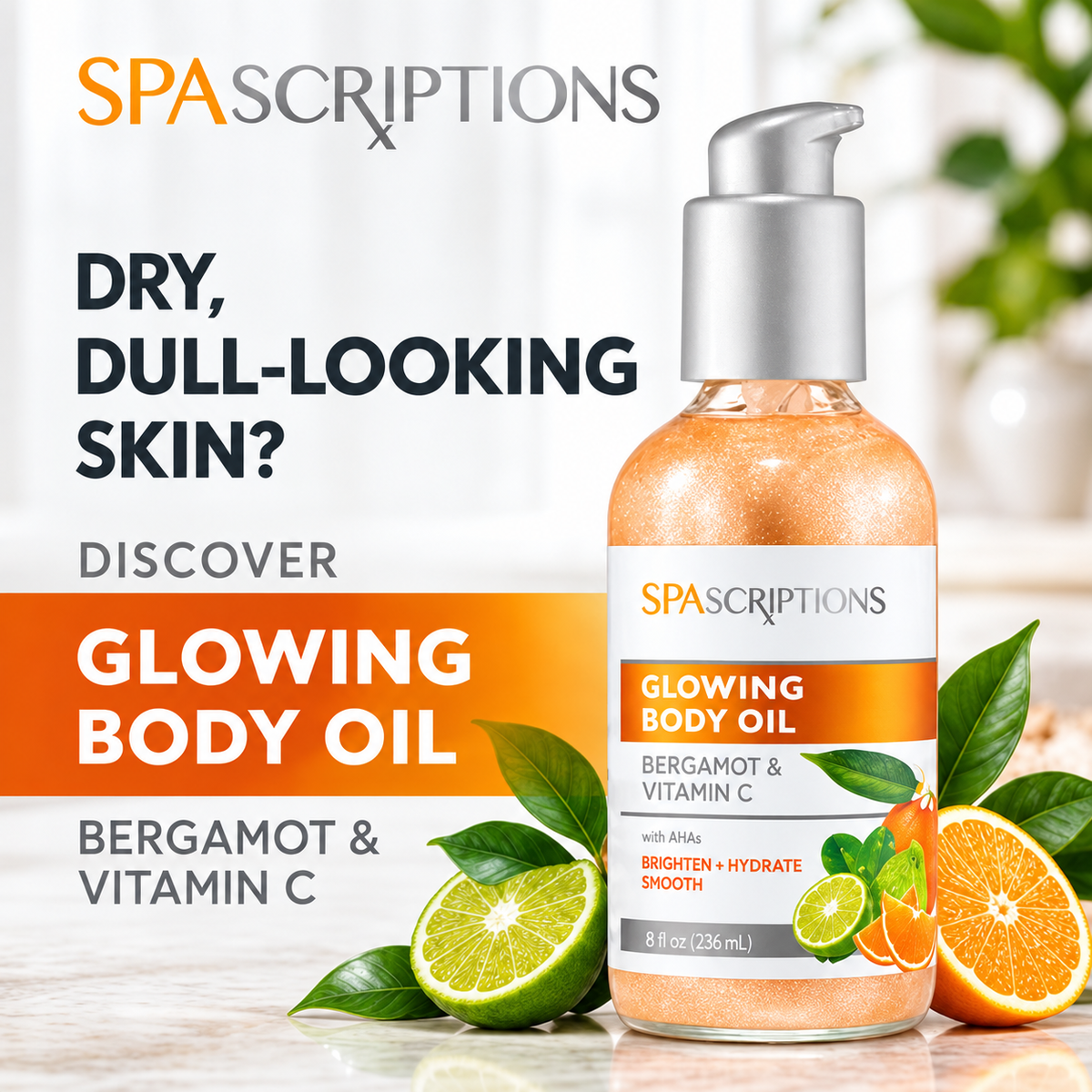 Glowing Body Oil Bergamot & Vitamin C