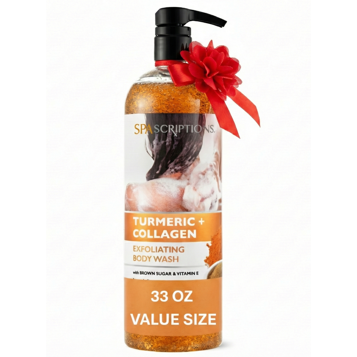 Turmeric + Collagen Exfoliating Body Wash With Brown Sugar