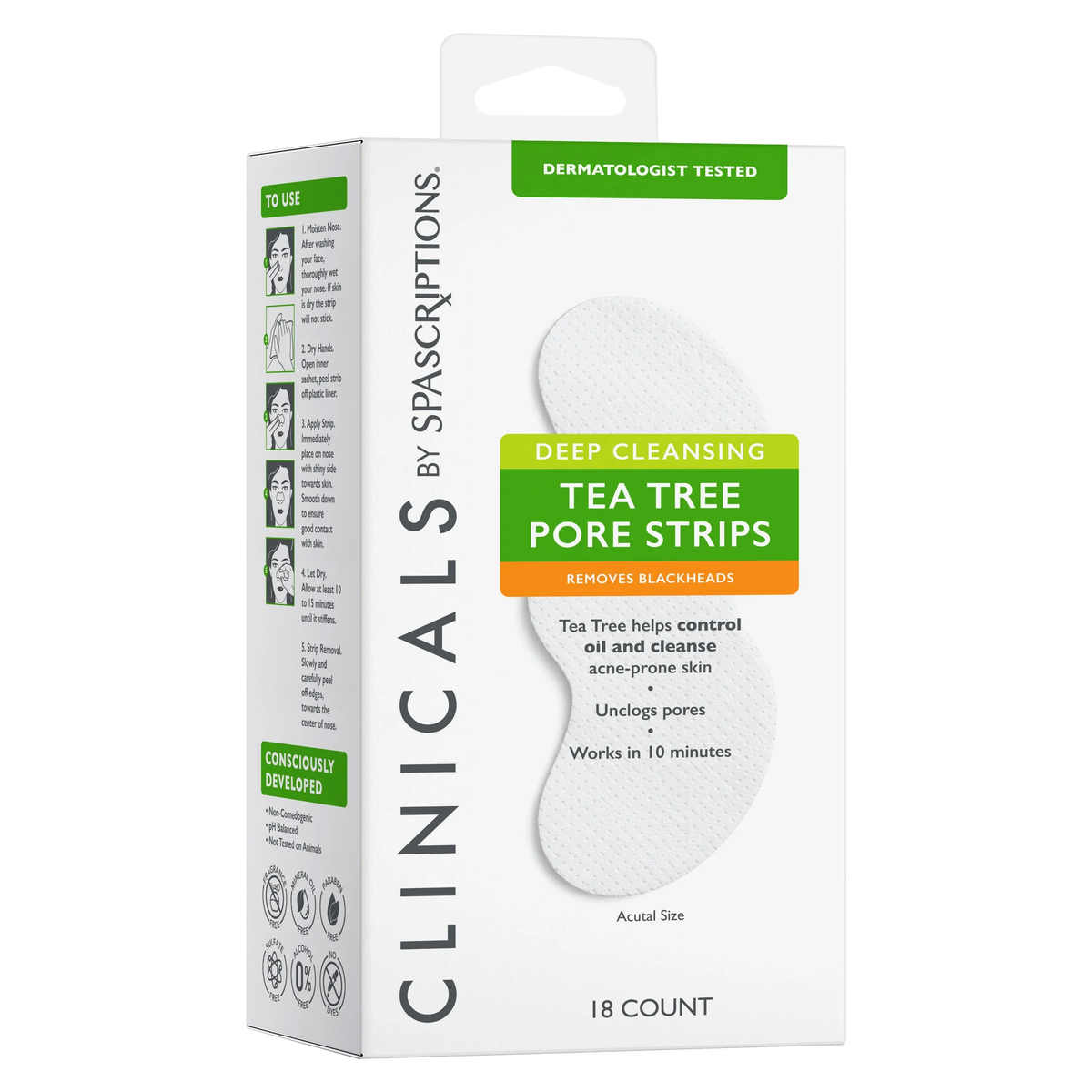 CLINICALS Deep Cleansing Tea Tree Pore Strips