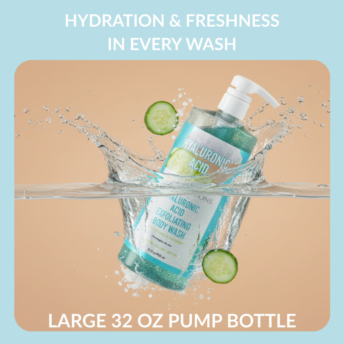 Hyaluronic Acid Exfoliating Body Wash