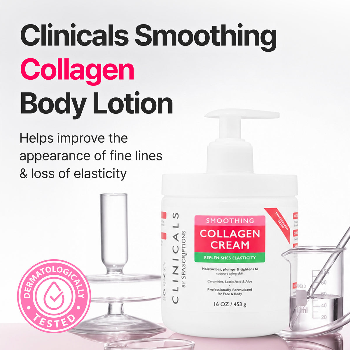 CLINICALS Smoothing Collagen Face & Body Lotion