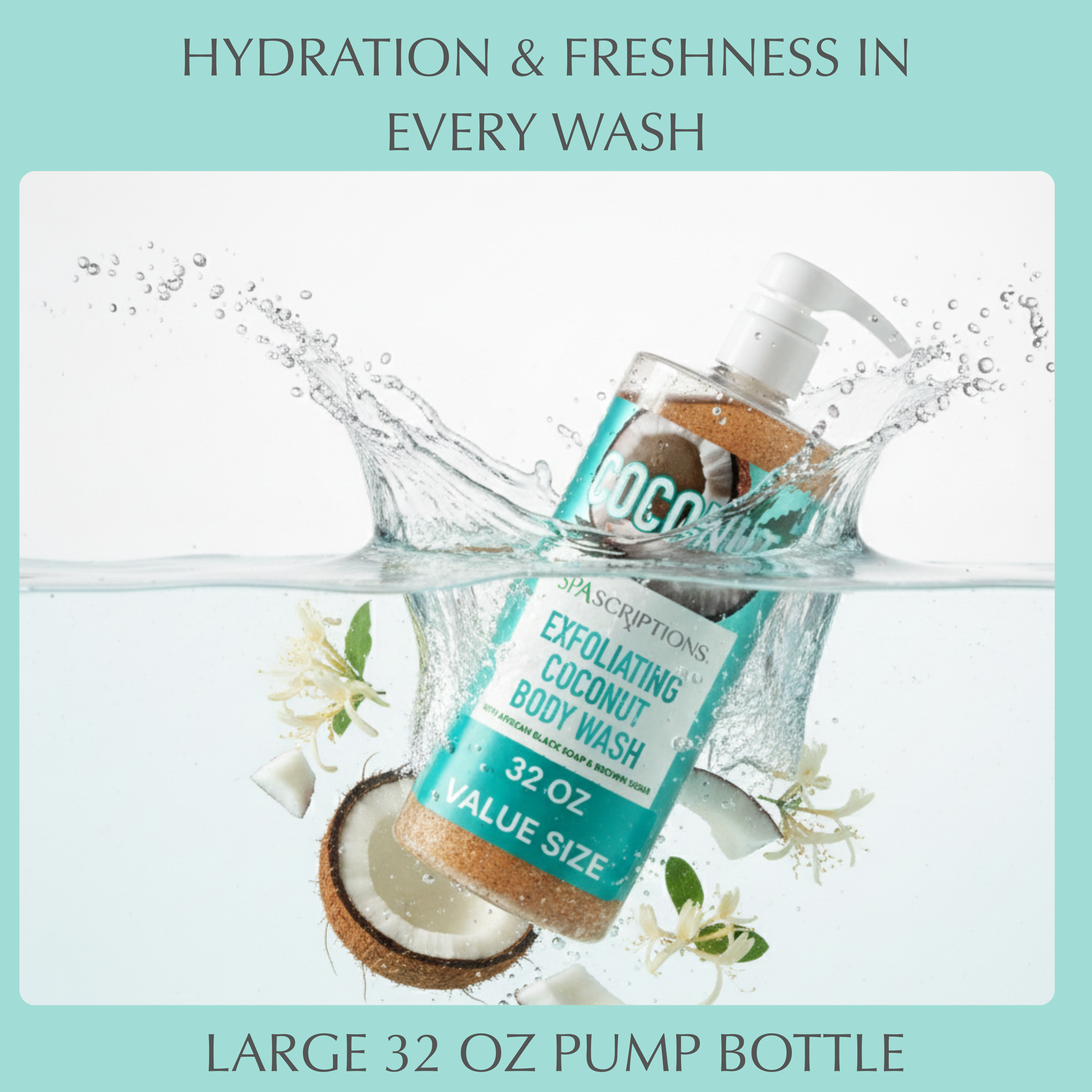 Exfoliating Coconut Body Wash