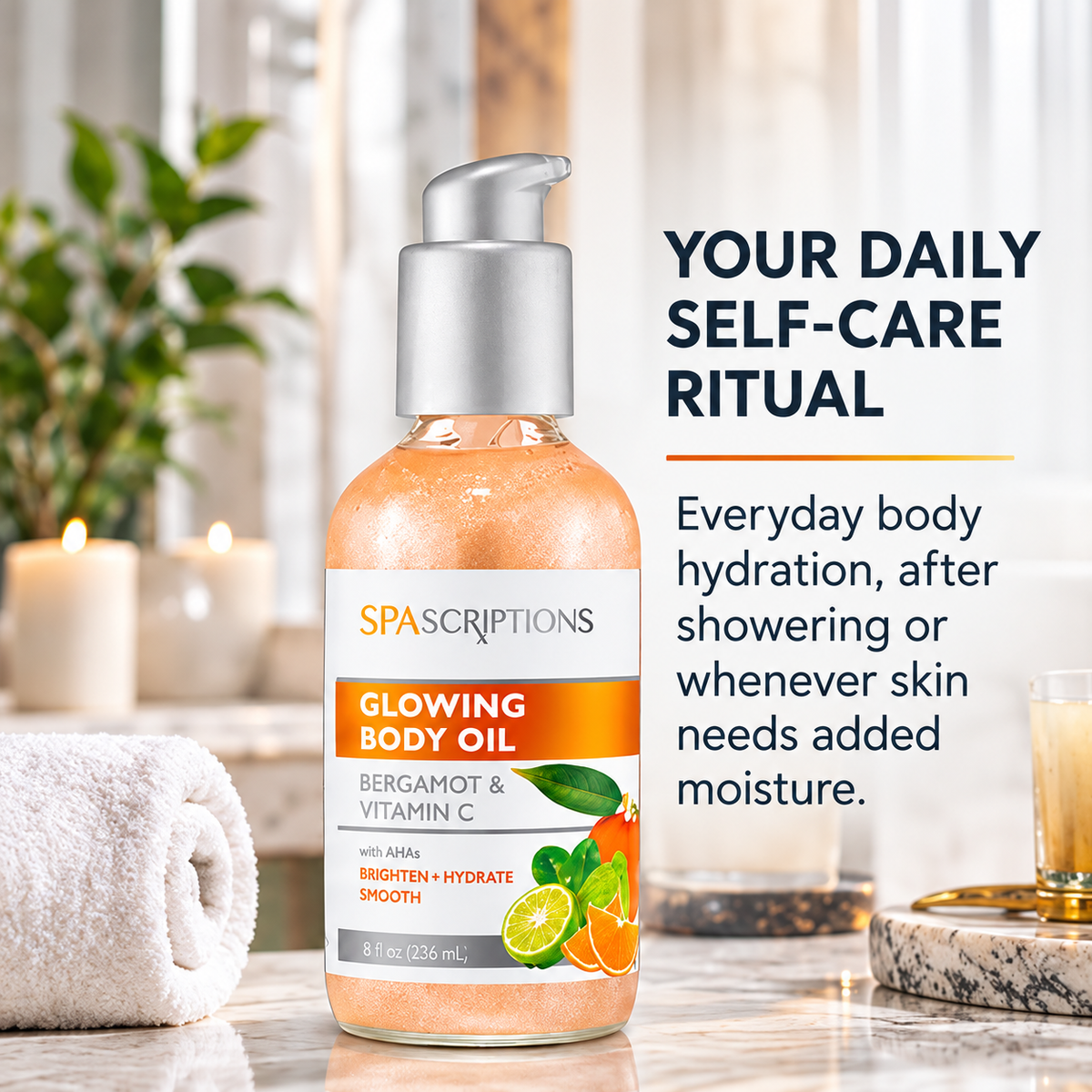 Glowing Body Oil Bergamot & Vitamin C