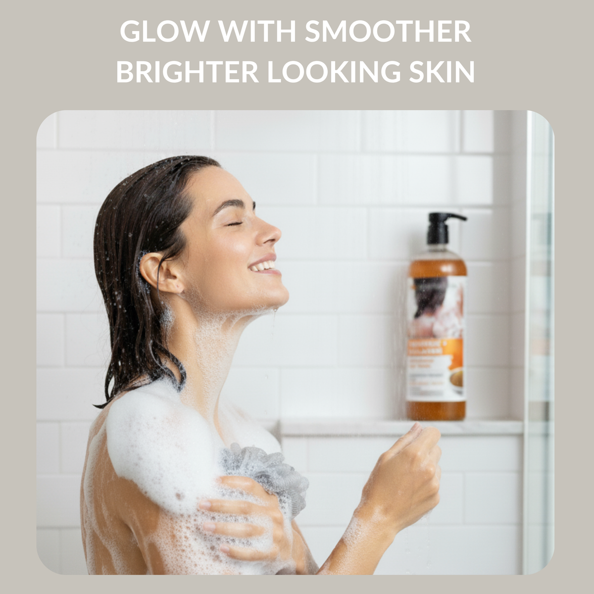 Turmeric + Collagen Exfoliating Body Wash With Brown Sugar