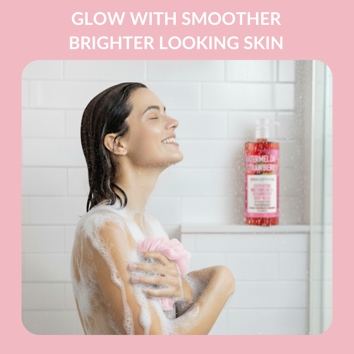 Exfoliating Watermelon+Strawberry Body Wash