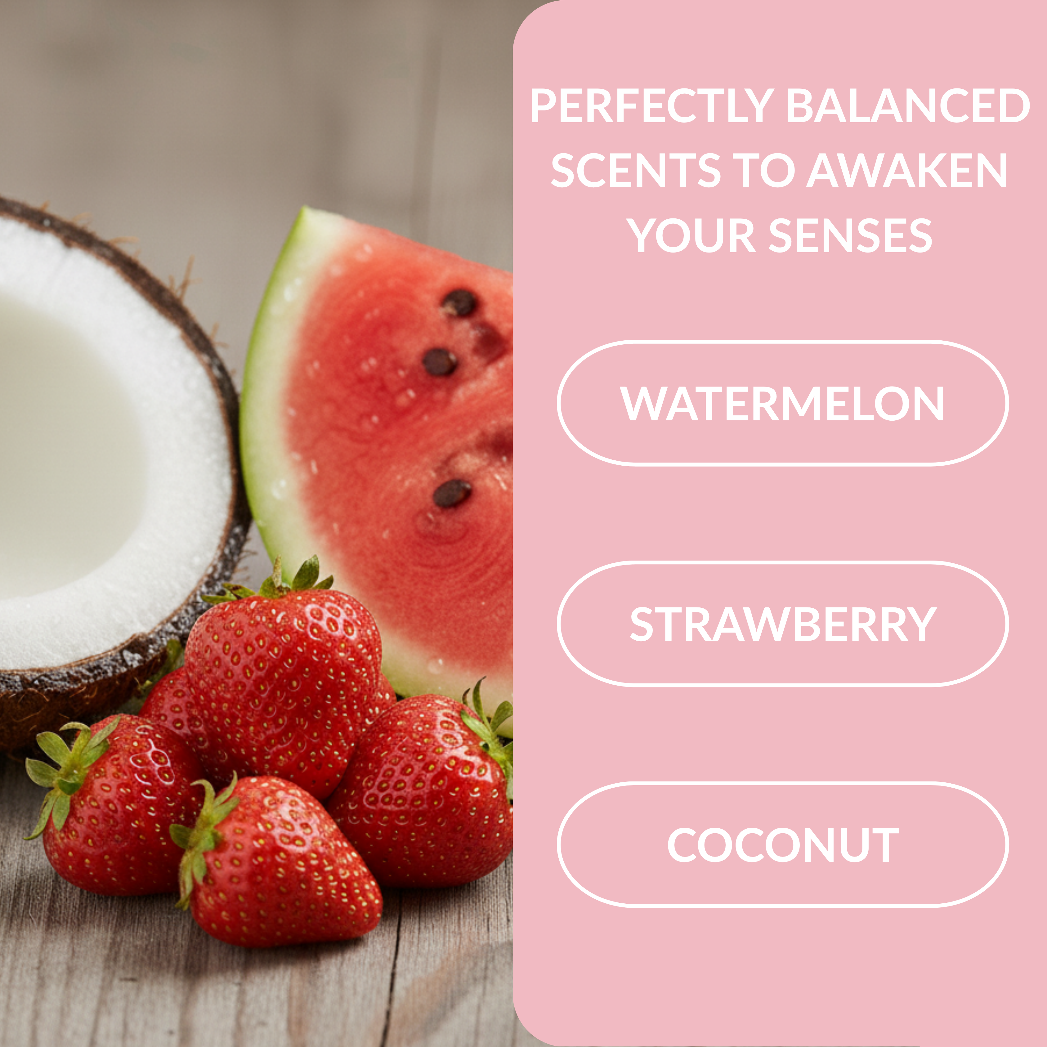 Exfoliating Watermelon+Strawberry Body Wash