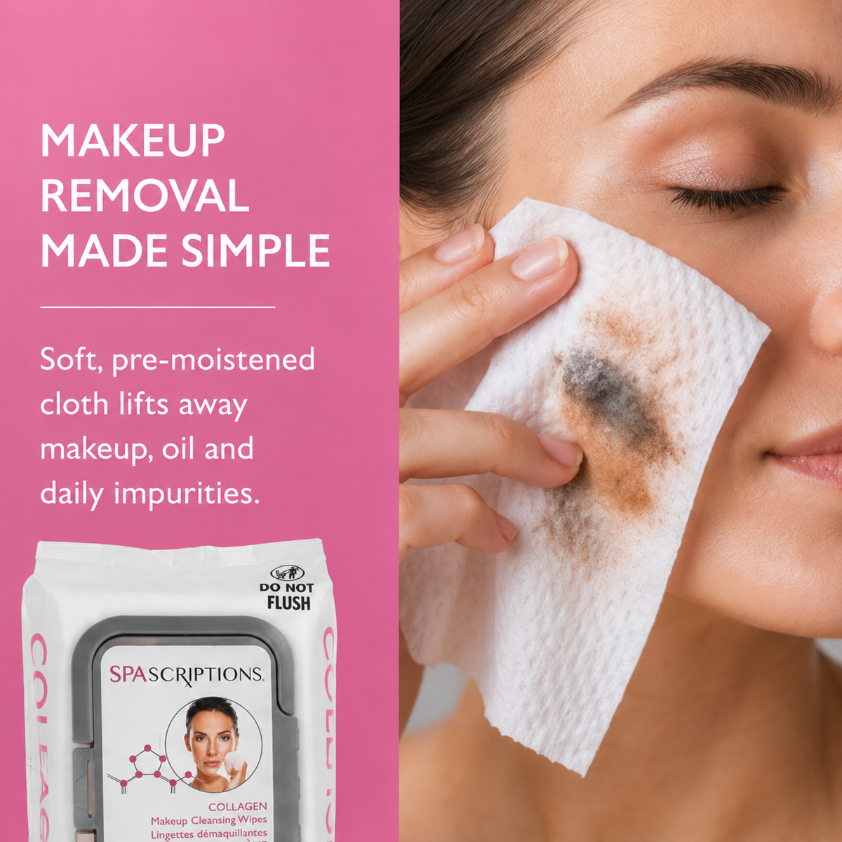 Collagen Cleansing Wipes - 60ct