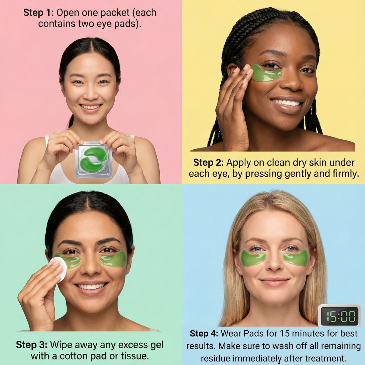 Cucumber Hydrogel Under-Eye Pads