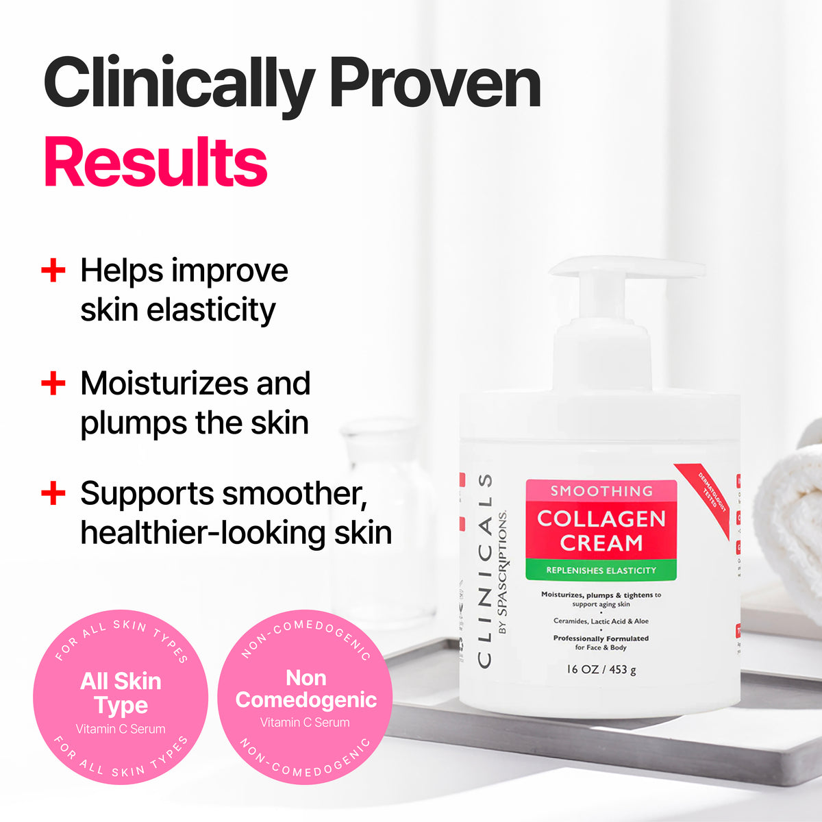 CLINICALS Smoothing Collagen Face & Body Lotion