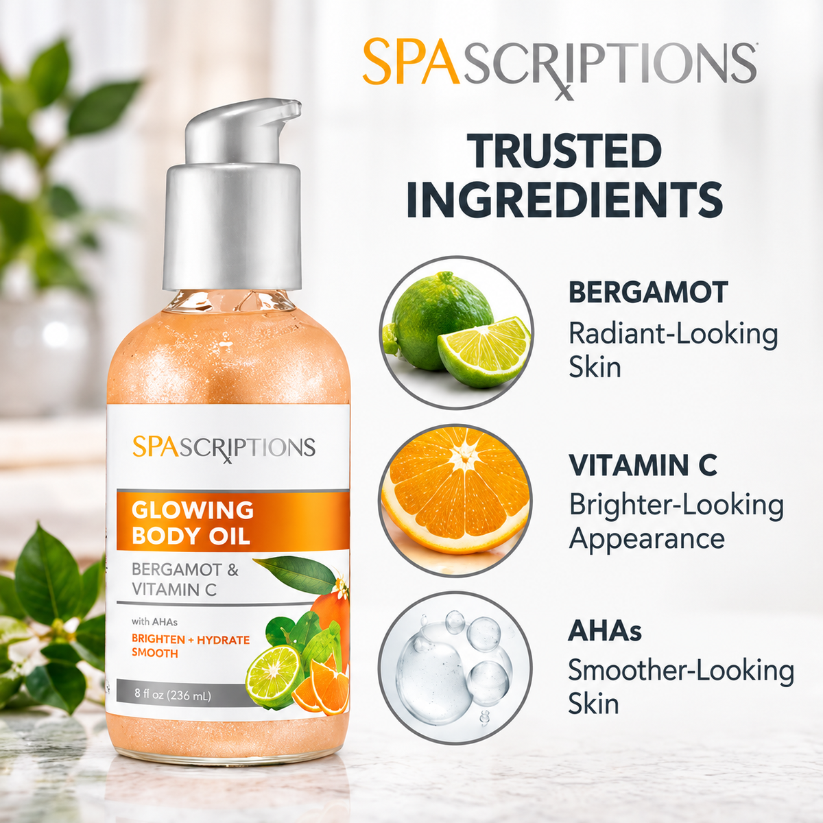 Glowing Body Oil Bergamot & Vitamin C