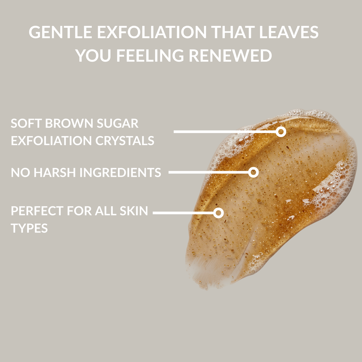 Turmeric + Collagen Exfoliating Body Wash With Brown Sugar