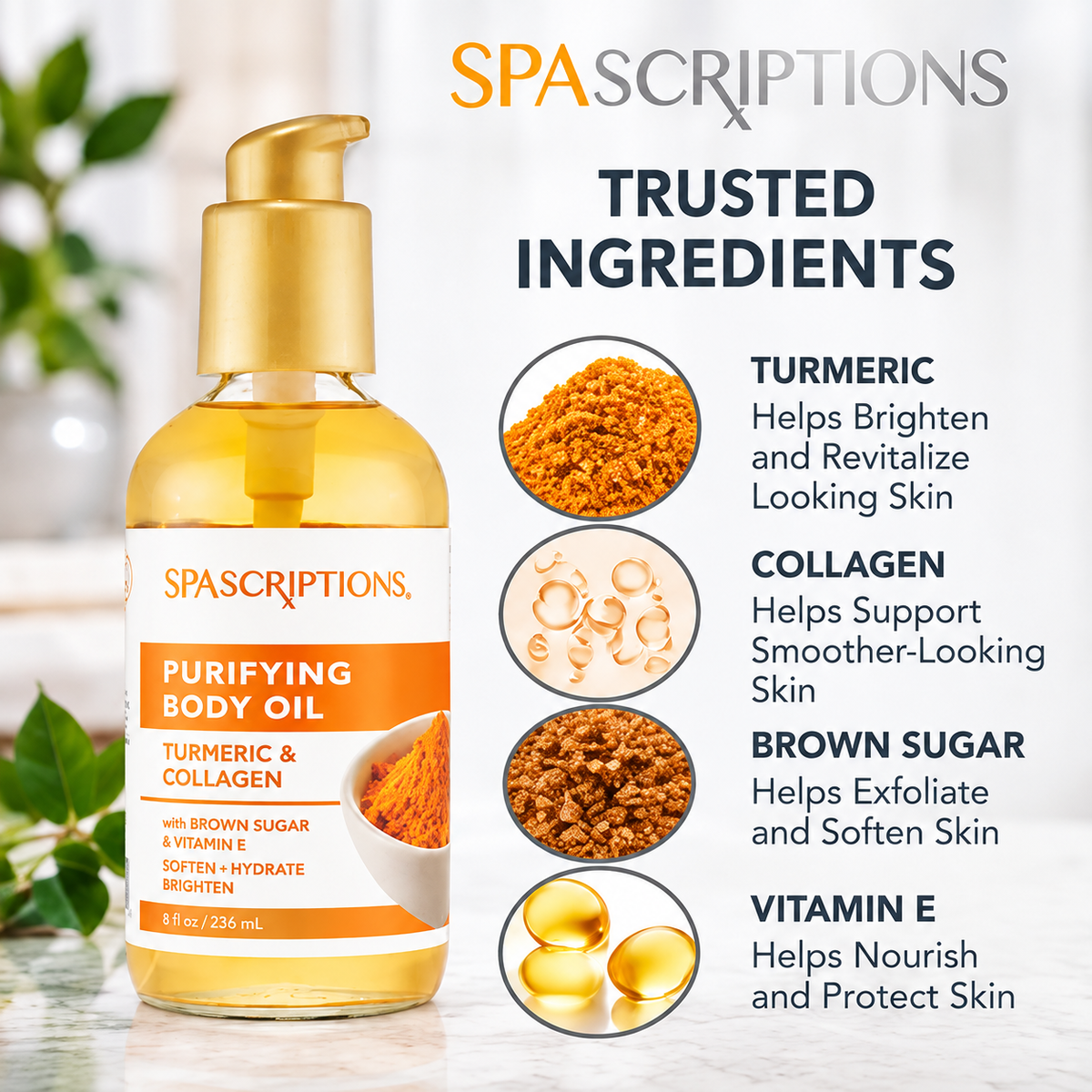 Purifying Body Oil Turmeric & Collagen