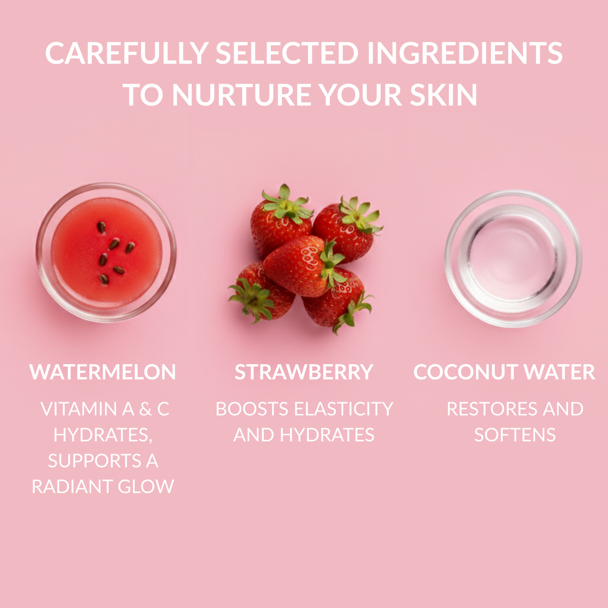 Exfoliating Watermelon+Strawberry Body Wash