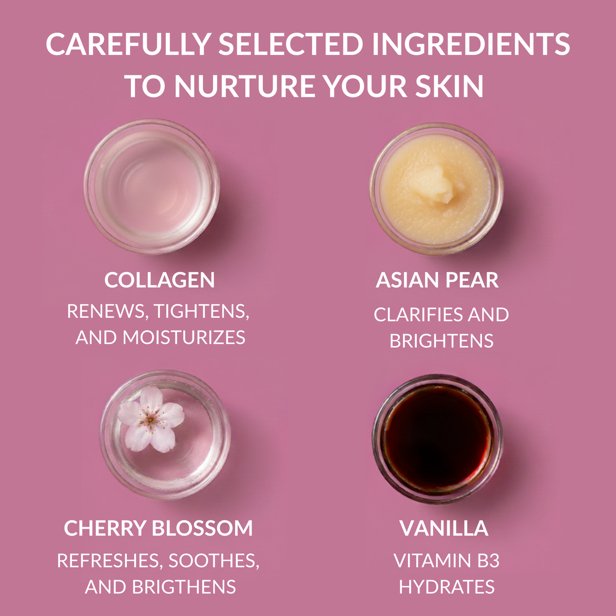 Cherry Blossom & Vanilla Exfoliating Body Wash