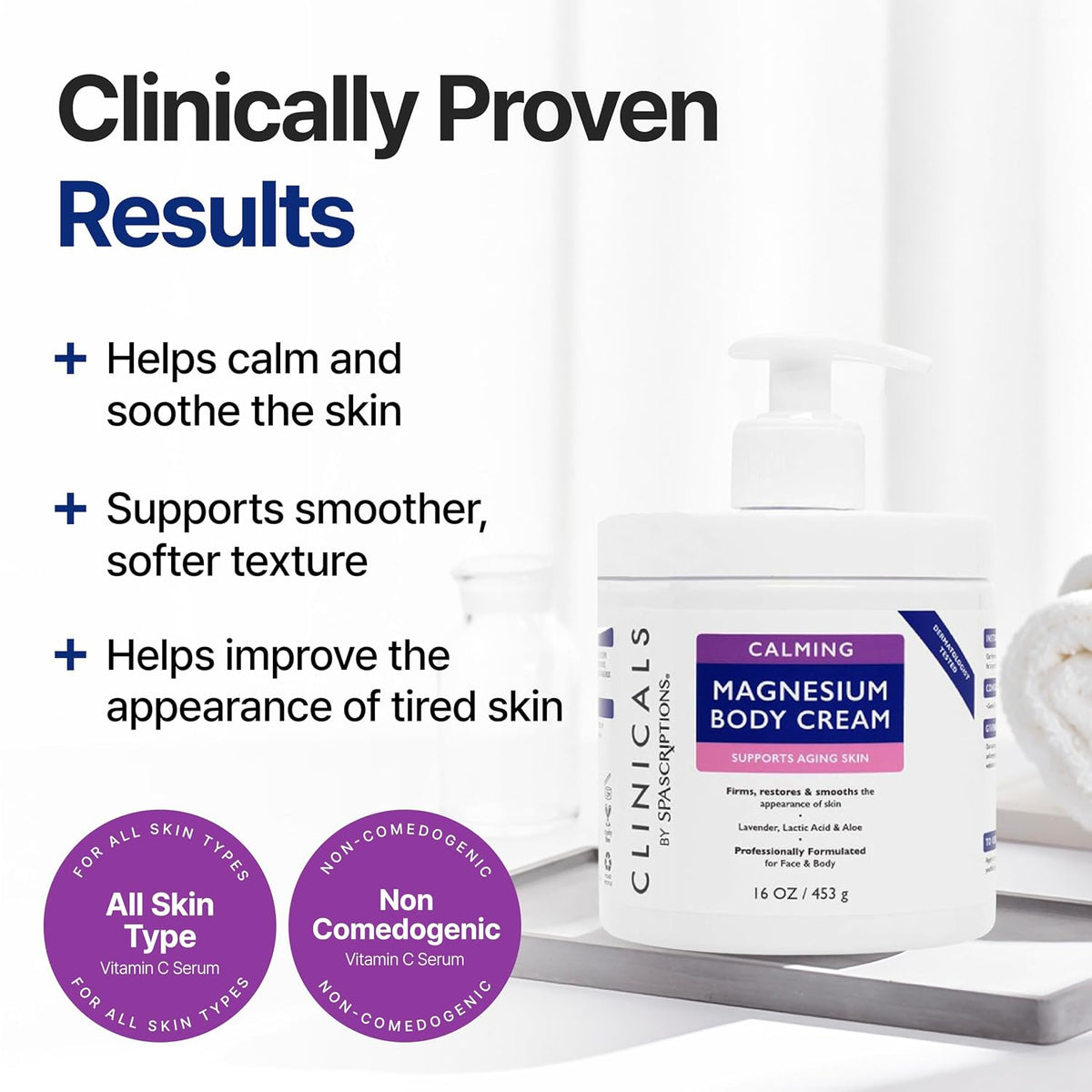 CLINICALS Calming Magnesium Body Cream