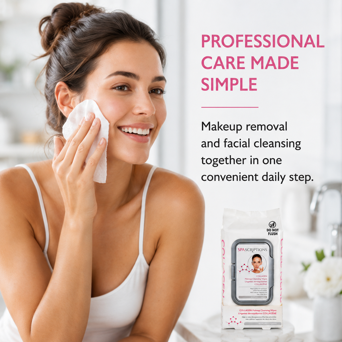 Collagen Cleansing Wipes - 60ct