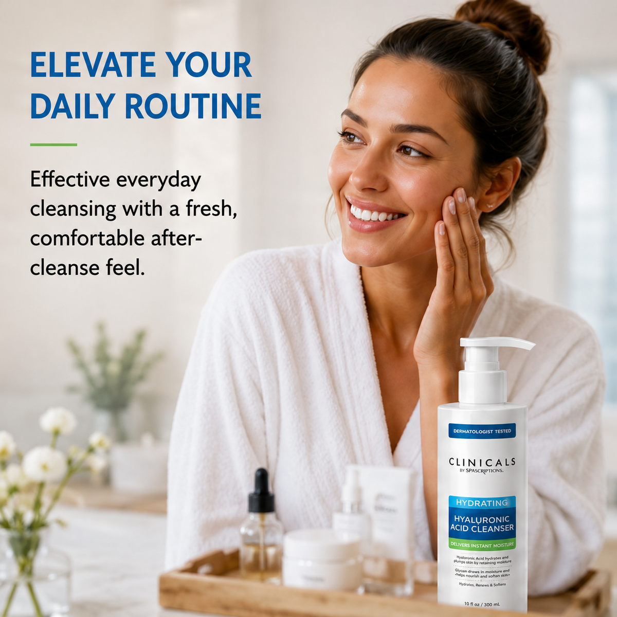 CLINICALS  Hydrating Hyaluronic Acid Cleanser