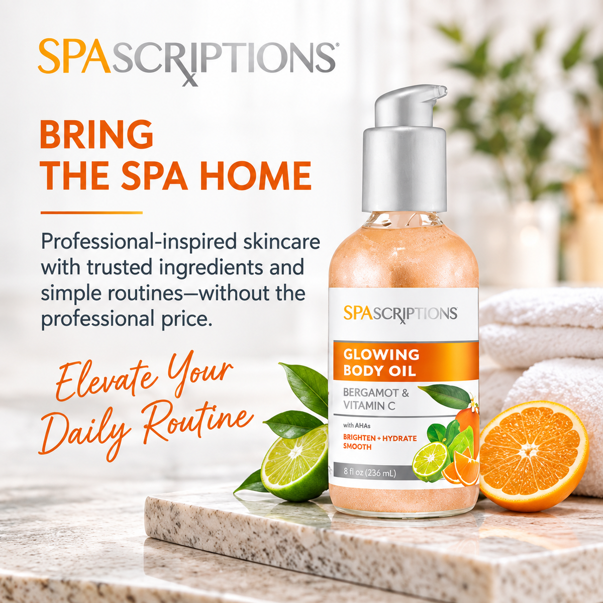 Glowing Body Oil Bergamot & Vitamin C