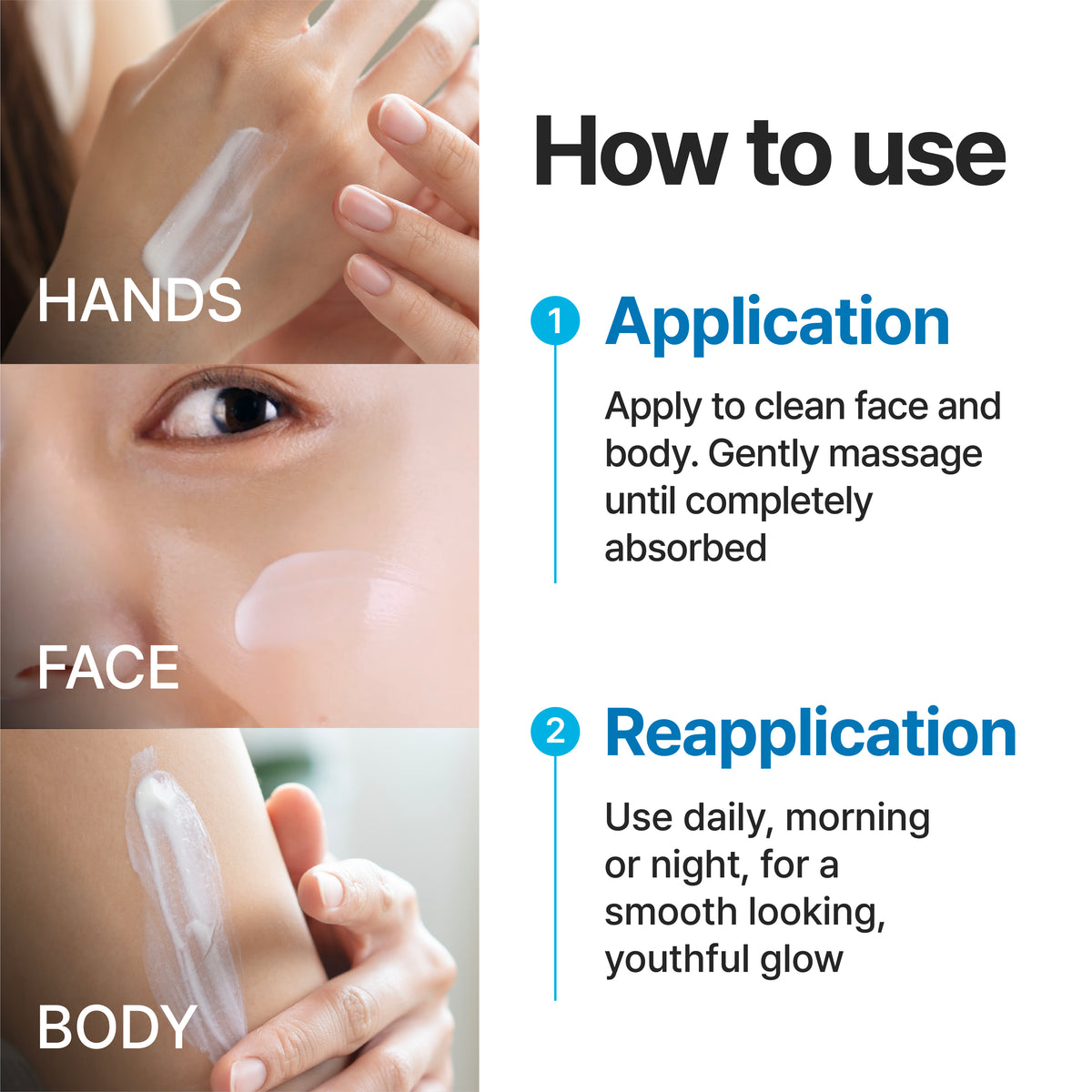 CLINICALS Hydrating Hyaluronic Acid Face & Body Lotion