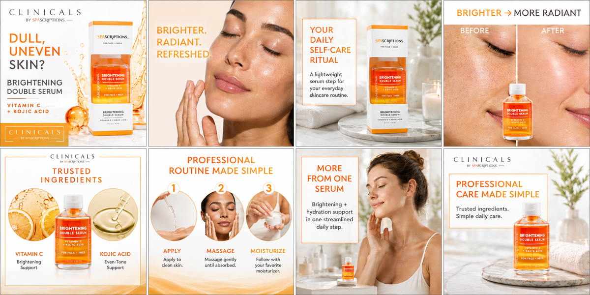Brightening DOUBLE Serum Vitamin C + Kojic Acid 2oz