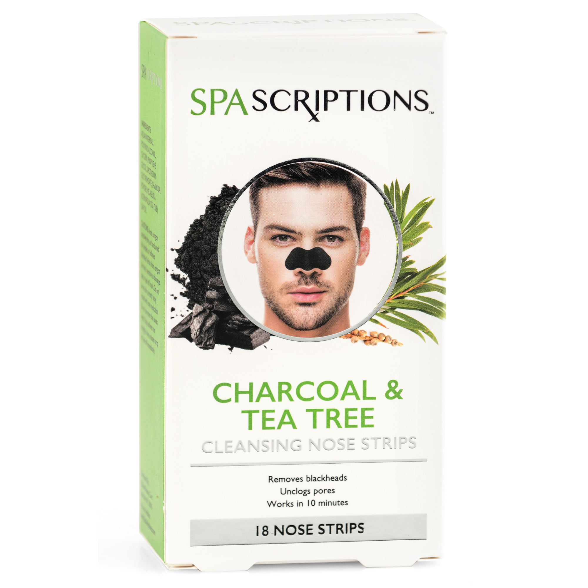 Cleansing Nose Strips Charcoal + Tea Tree - 18ct