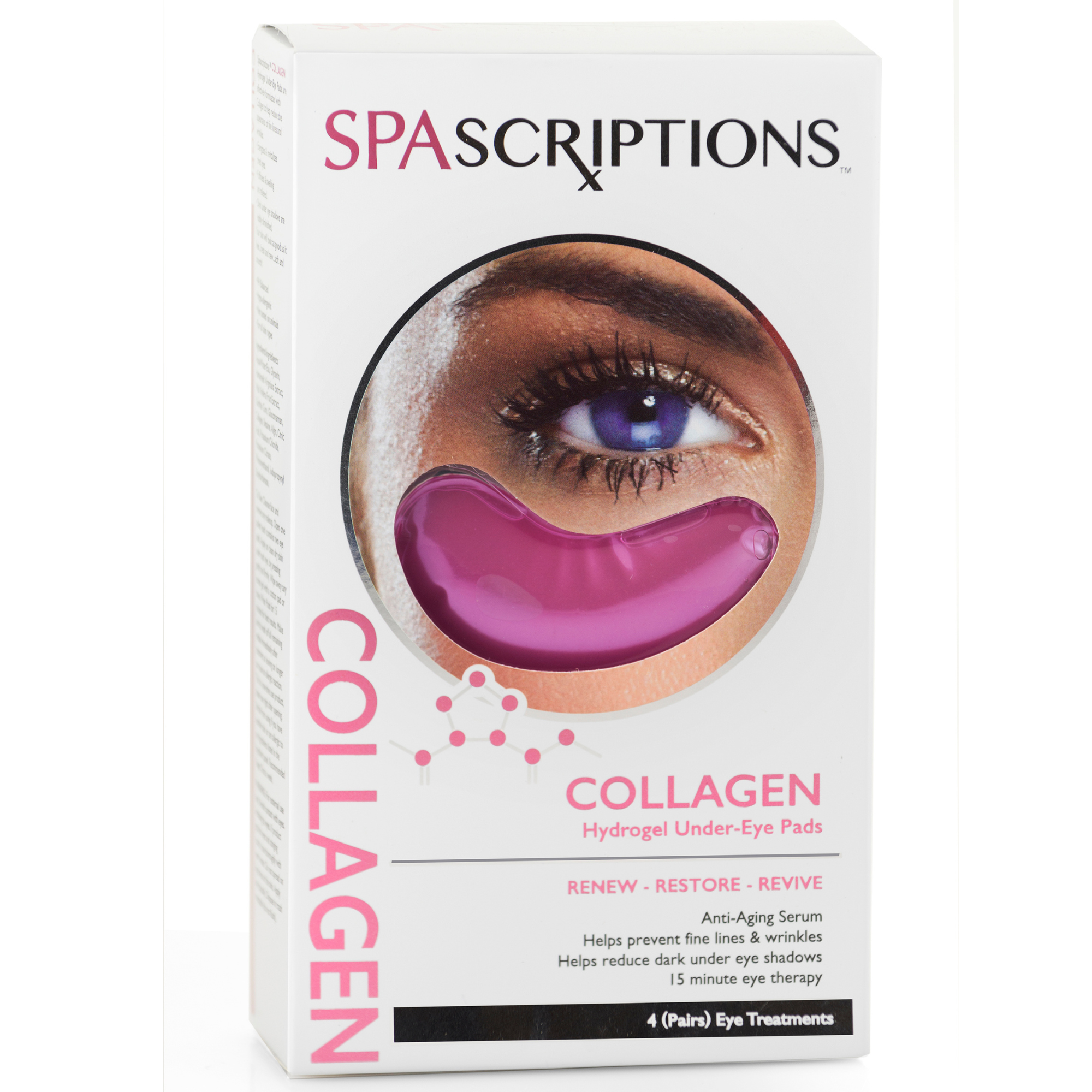 Collagen  Hydrogel Under-Eye Pads - 4 Pairs