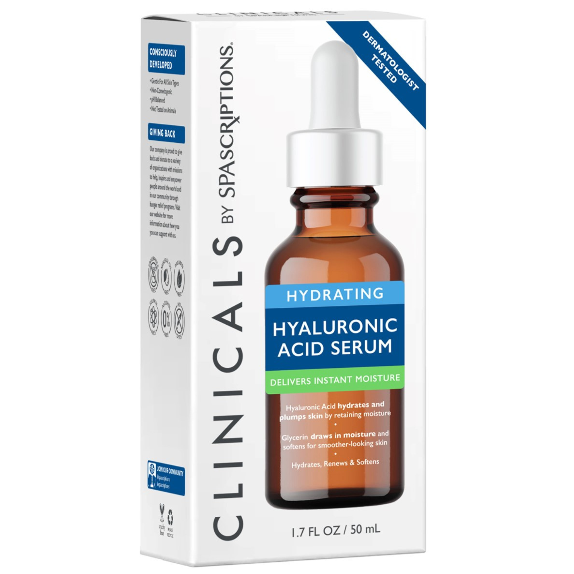 Hydrating Hyaluronic Facial Serum - 1.7oz